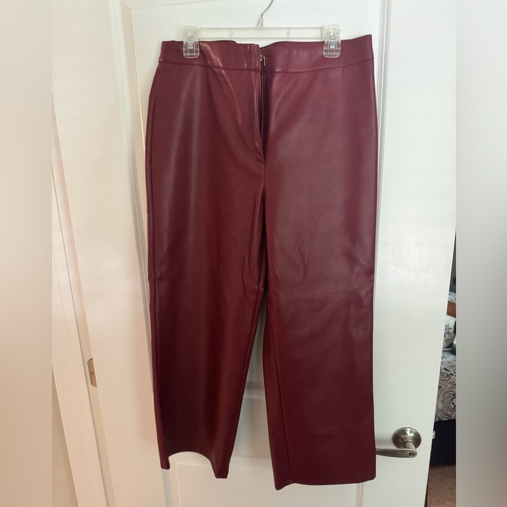 Red Leather pants